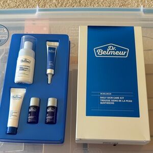 Skincare Set - Blue and White
